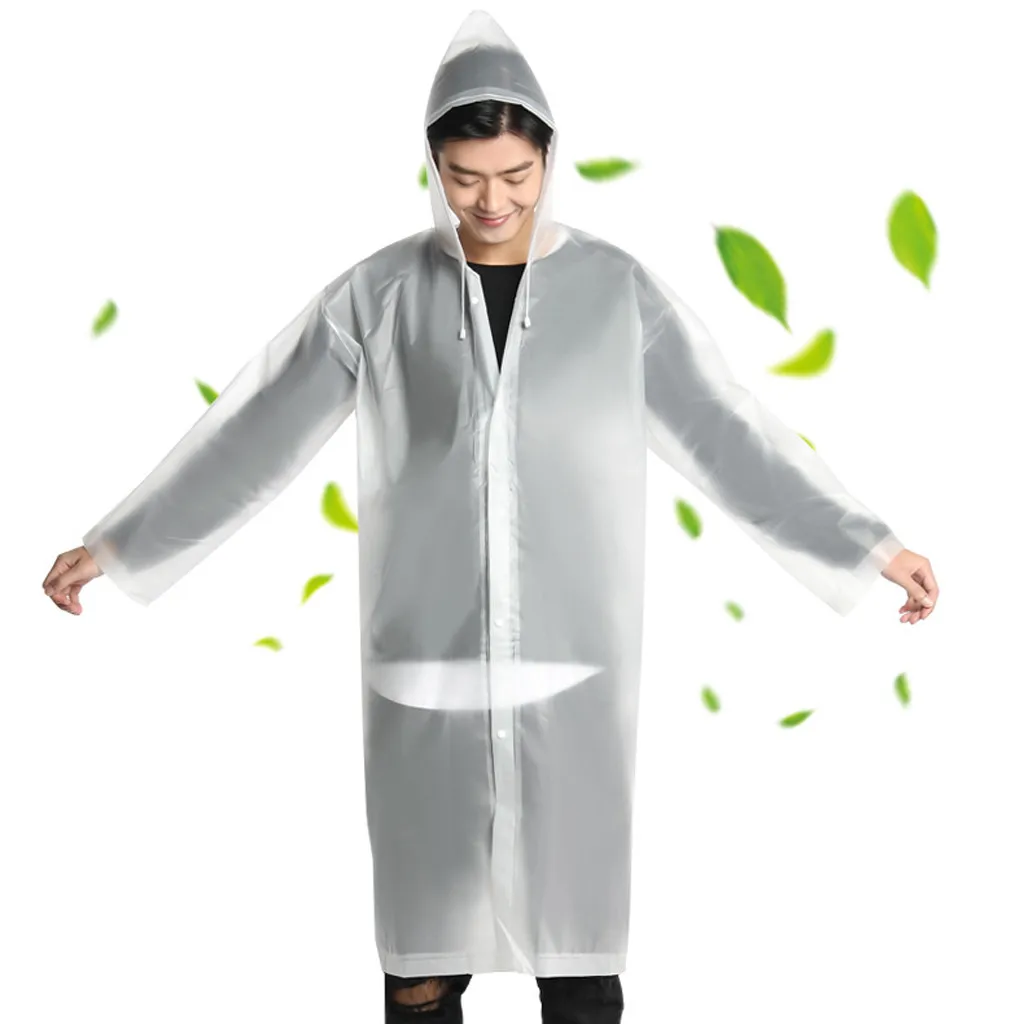 EVA Women Raincoat Thickened Waterproof Rain Coat Women Clear Transparent Camping Waterproof Rainwear Suit Hooded Ponchos
EVA Women Raincoat Thickened Waterproof Rain Coat Women Clear Transparent Camping Waterproof Rainwear Suit Hooded Ponchos