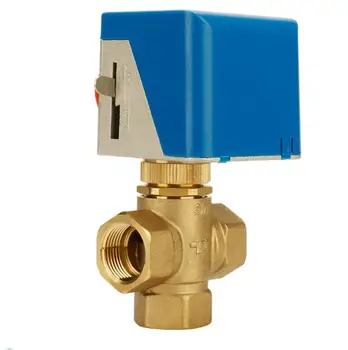 3 way Vertical type motor operation brass electric ball valve 16bar VA-7010 1/2" 3/4" 1" Fan coil valve AC220V
3 way Vertical type motor operation brass electric ball valve 16bar VA-7010 1/2" 3/4" 1" Fan coil valve AC220V