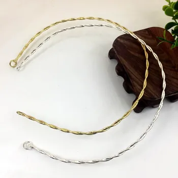 380mm Iron Metal Wired Tiaras Hairband Hair Accessories Simple Findings for DIY Bridal Headpiece Making
380mm Iron Metal Wired Tiaras Hairband Hair Accessories Simple Findings for DIY Bridal Headpiece Making