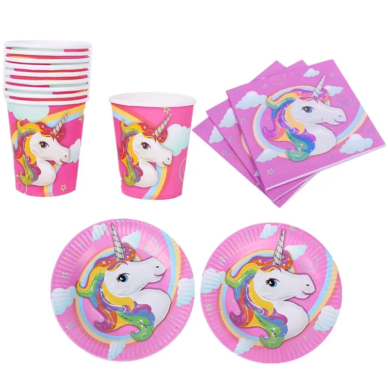 60pcs/set Unicorn Party Supplies Paper Plate + Paper Cups+ Paper Napkins For 20 People Cartoon Unicorn Kids Birthday Party decor
60pcs/set Unicorn Party Supplies Paper Plate + Paper Cups+ Paper Napkins For 20 People Cartoon Unicorn Kids Birthday Party decor