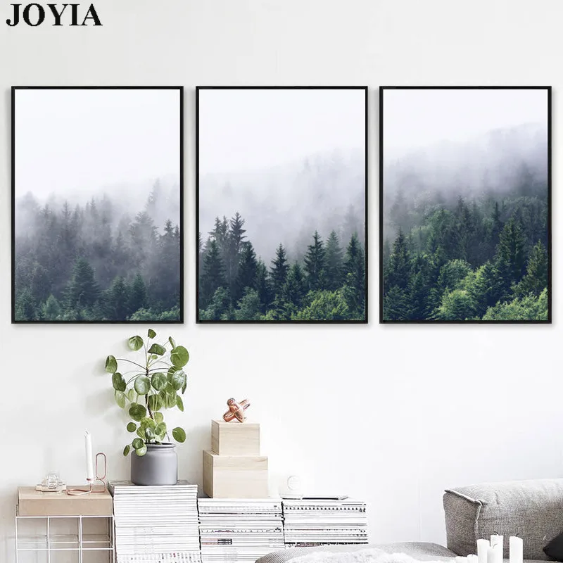 Home Minimalist Decor Canvas Art Misty Forest Wall Pictures Nordic Paintings Foggy Tree Landscape Living Room Decor Posters
Home Minimalist Decor Canvas Art Misty Forest Wall Pictures Nordic Paintings Foggy Tree Landscape Living Room Decor Posters