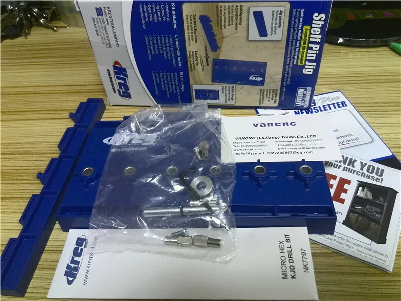 KREG PA0734009 hole drilling template, positioner, adjusting drilling position, limit bolt woodworking tools free shipping!
KREG PA0734009 hole drilling template, positioner, adjusting drilling position, limit bolt woodworking tools free shipping!