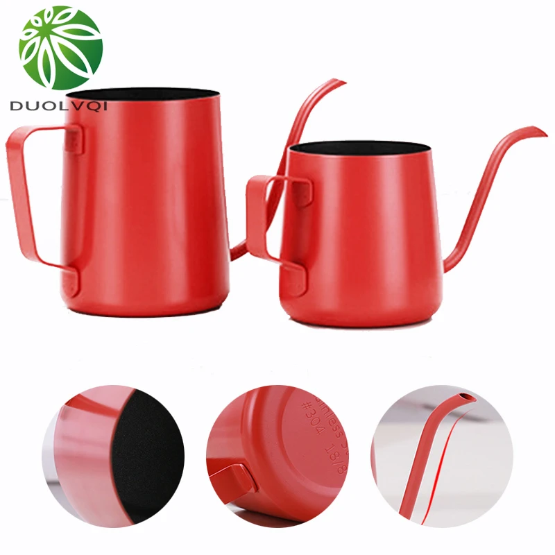 Stainless Steel Thickened Thin Mouth Pots Drip Coffee Pot Gooseneck Spout Long Mouth Coffee Kettle Home Tea Tool 250ML/350ML
Stainless Steel Thickened Thin Mouth Pots Drip Coffee Pot Gooseneck Spout Long Mouth Coffee Kettle Home Tea Tool 250ML/350ML