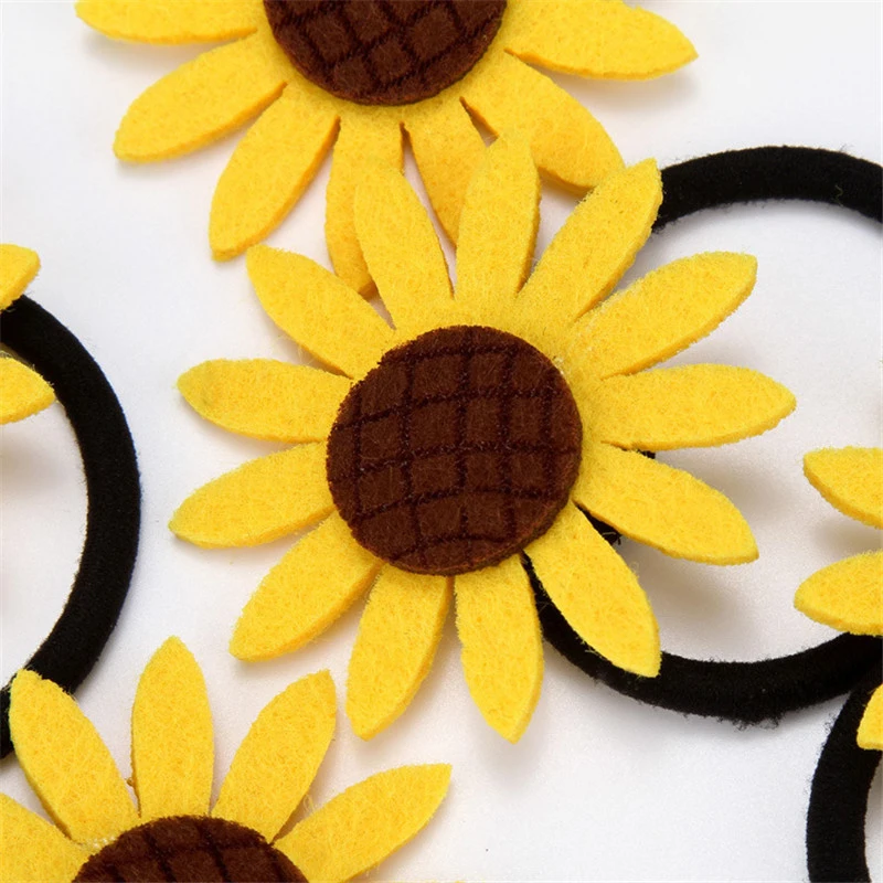 Lovely Sunflower Elastic Hair Bands Toys For Girls 5PCS Handmade Bow Headband Scrunchy Kids Hair Accessories For Women
Lovely Sunflower Elastic Hair Bands Toys For Girls 5PCS Handmade Bow Headband Scrunchy Kids Hair Accessories For Women