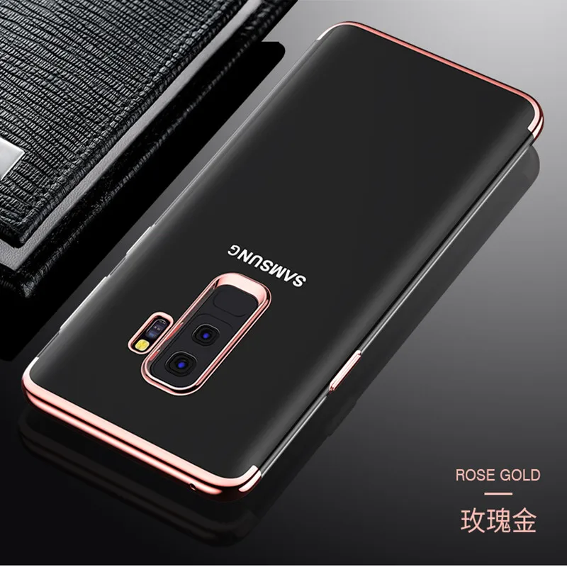 Case for Samsung Galaxy S9 Plus S8 Plus S7 Edge S6 Edge Note8 Note5 Clear Ultra thin Soft TPU Case Electroplate Plating Edge
Case for Samsung Galaxy S9 Plus S8 Plus S7 Edge S6 Edge Note8 Note5 Clear Ultra thin Soft TPU Case Electroplate Plating Edge