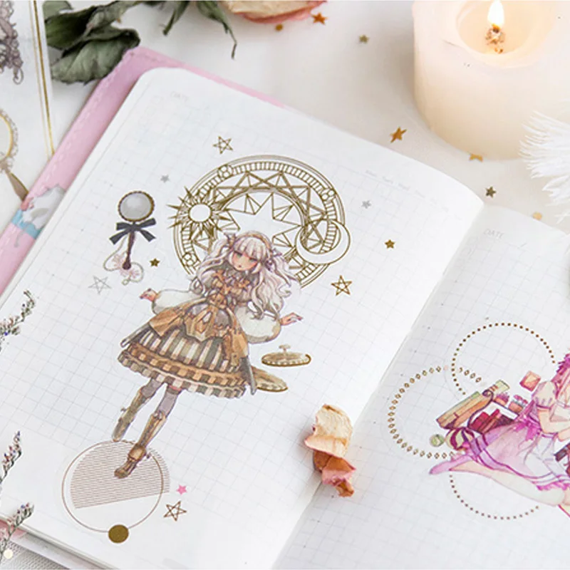 3 sheets/lot Vintage Bronzing girl paper sticker package DIY diary decoration sticker album scrapbooking
3 sheets/lot Vintage Bronzing girl paper sticker package DIY diary decoration sticker album scrapbooking