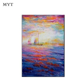 MYT Modern Hand Made Abstract Seascape Boat Oil Painting Free Shipping Canvas Wall Art Painting Home Wall Decor For Living Room
MYT Modern Hand Made Abstract Seascape Boat Oil Painting Free Shipping Canvas Wall Art Painting Home Wall Decor For Living Room