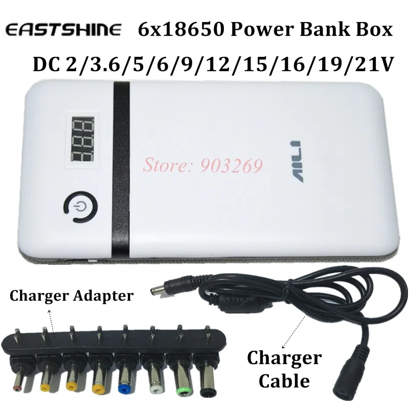 1pc 19v mobile power bank box 18650 battery case box section 6 universal mobile phone charging treasure to DIY
1pc 19v mobile power bank box 18650 battery case box section 6 universal mobile phone charging treasure to DIY