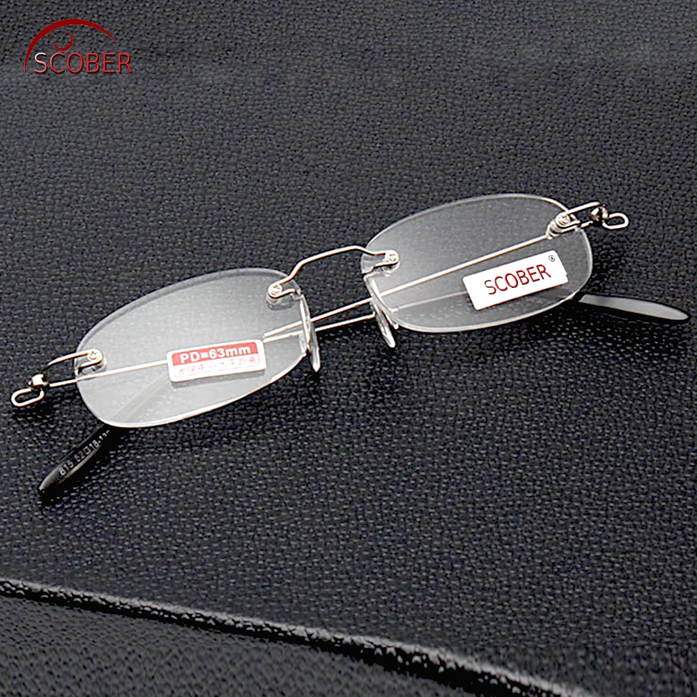 = Scober Brand !two Pairs! Ultra-light Rimless Stainless Steel Wire Leg Antireflect Reading Glasses +1 +1.5 +2 +2.5 +3 +3.5 +4
= Scober Brand !two Pairs! Ultra-light Rimless Stainless Steel Wire Leg Antireflect Reading Glasses +1 +1.5 +2 +2.5 +3 +3.5 +4