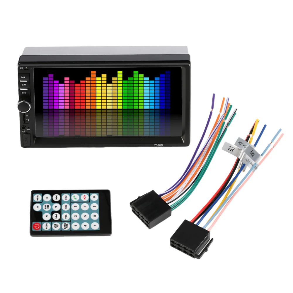 2 Din Universal Bluetooth 7 Inch Screen Display Aux Input Auto Car DVD FM/MP5 Player Vehicle Rear View Camera Input Hot
2 Din Universal Bluetooth 7 Inch Screen Display Aux Input Auto Car DVD FM/MP5 Player Vehicle Rear View Camera Input Hot