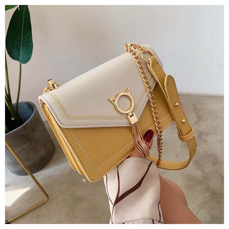 Women Messenger Bag Metal Tassel New Famous Fashion Casual Shoulder Bag Brand Designer Chain Small Square Crossbody Bag Handbag
Women Messenger Bag Metal Tassel New Famous Fashion Casual Shoulder Bag Brand Designer Chain Small Square Crossbody Bag Handbag