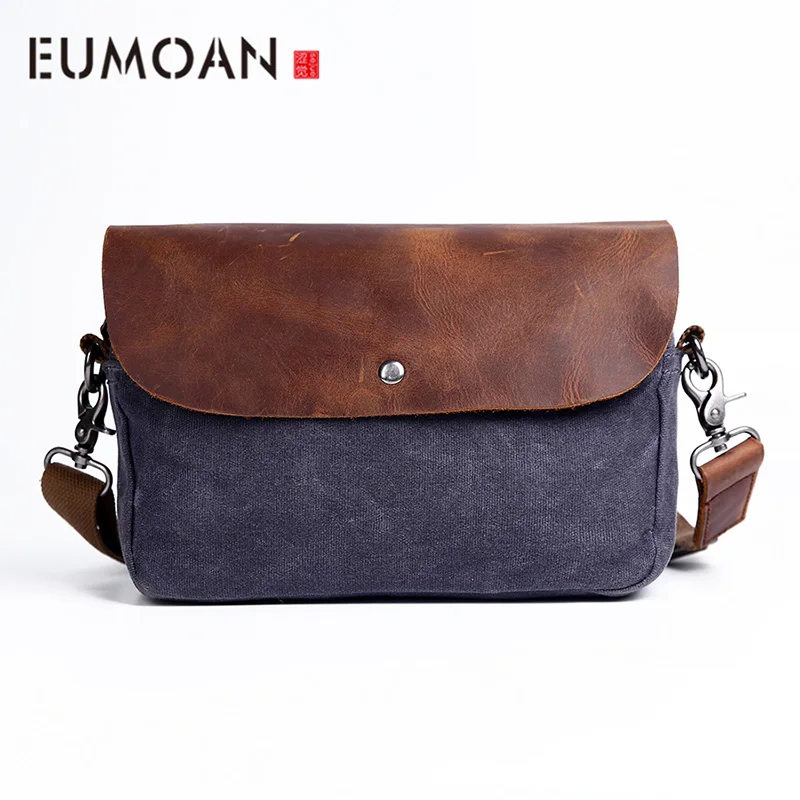 EUMOAN Trendy men's retro canvas bag, men's flip-top bag, casual simple fashion men's shoulder bag, diagonal cross bag
EUMOAN Trendy men's retro canvas bag, men's flip-top bag, casual simple fashion men's shoulder bag, diagonal cross bag