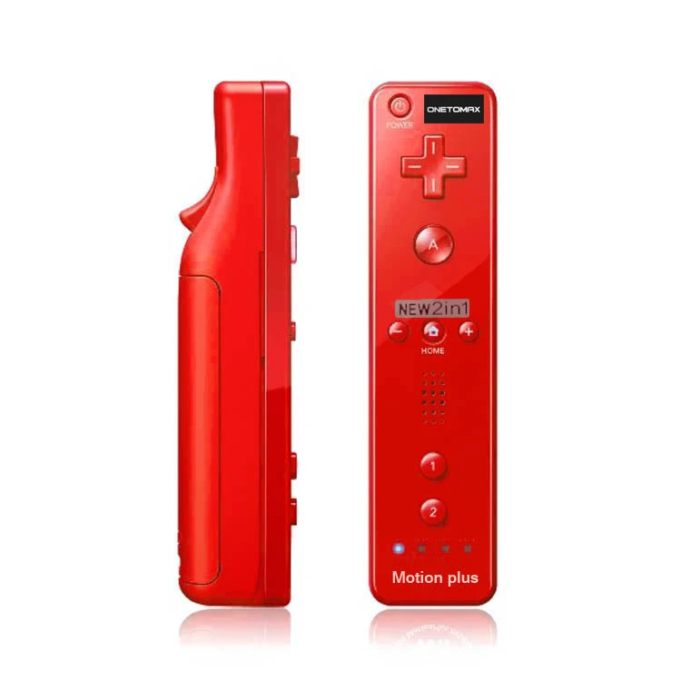For Nintendo 2 in 1 For Wiimote Built in Motion Plus Inside Remote Controller For Wii Remote Motionplus With Silicone Case 13