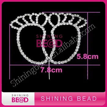 baby feet crystal rhinestone cake topper for baby shower,free shipping,hot sale baby feet rhinestone cake topper
baby feet crystal rhinestone cake topper for baby shower,free shipping,hot sale baby feet rhinestone cake topper