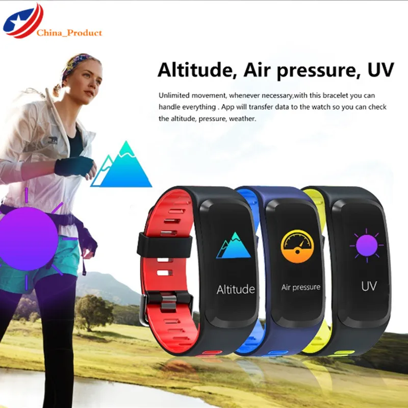 

DTNO.I F4 Color Smart WristBands IP68 Remote Camera bracelet Bluetooth 4.0 Heart Rate Blood pressure fitness tracker band NO.1