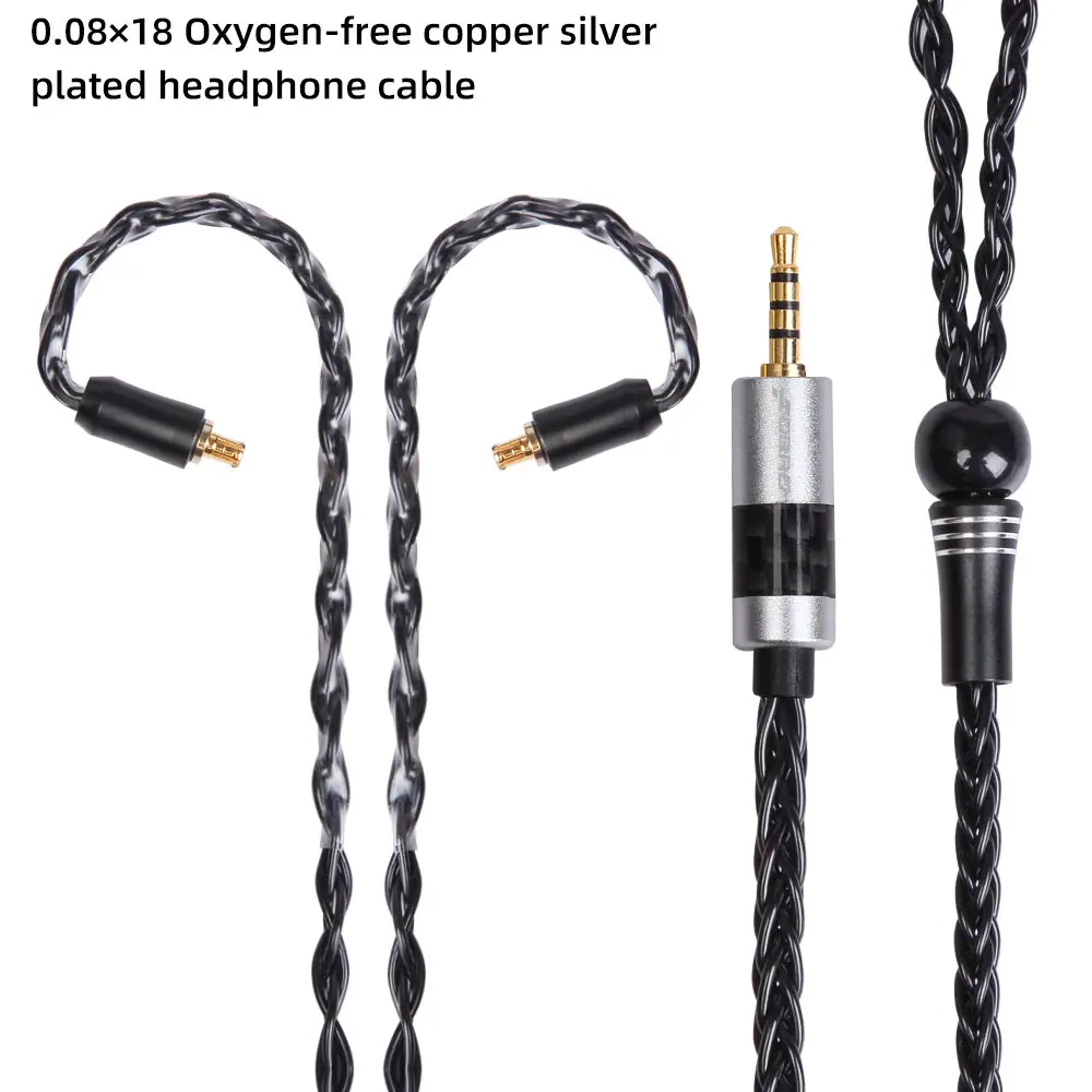 FDBRO MMCX 2Pin A2DC IE80 IM 8core silver plated Plated Earphone Cable 2.5/3.5/4.4mm Balanced Headset Cable For SE846 SE535 H2
FDBRO MMCX 2Pin A2DC IE80 IM 8core silver plated Plated Earphone Cable 2.5/3.5/4.4mm Balanced Headset Cable For SE846 SE535 H2