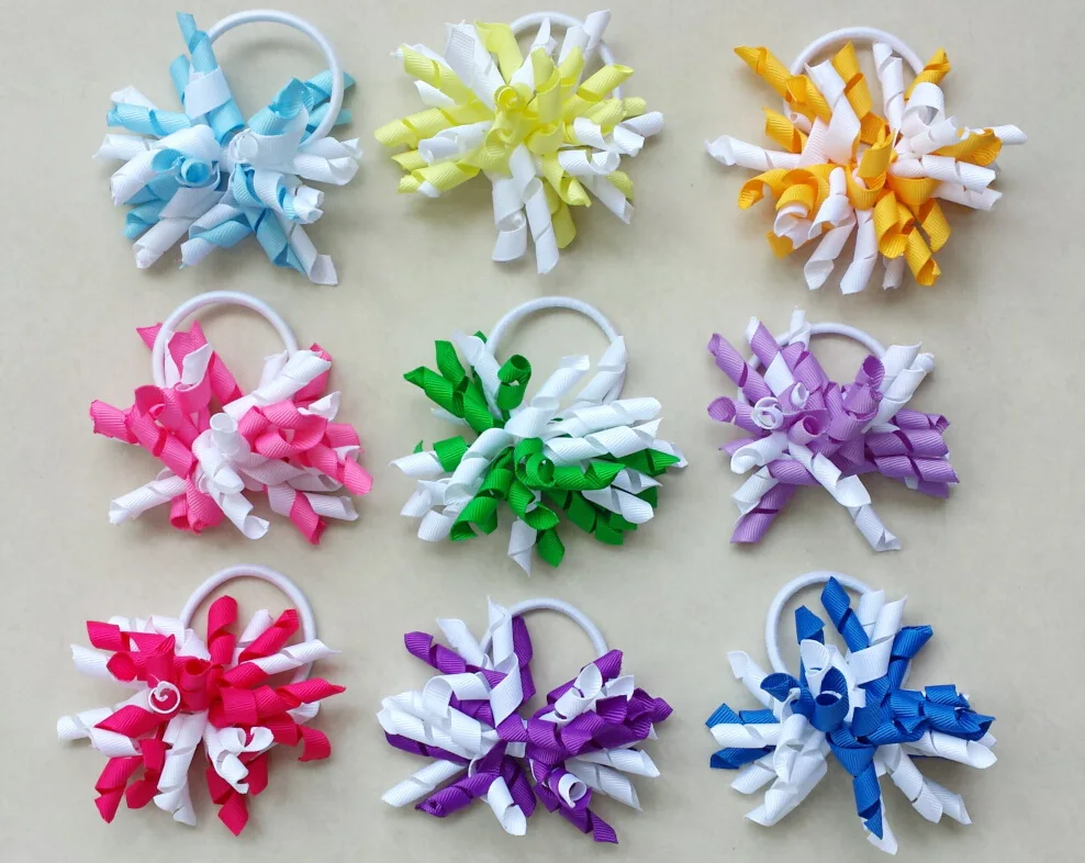 20pcs 3.5" curl whirl ribbon korker ponytail holders streamer corker hair bows clip Bows Curly Ribbon Bow bobbles PD006
20pcs 3.5" curl whirl ribbon korker ponytail holders streamer corker hair bows clip Bows Curly Ribbon Bow bobbles PD006