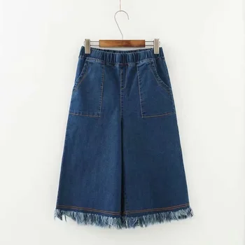 Plus size 3XL 4XL Summer Ripped Jeans Calf-Length Pants Women Casual Tassel Capris Ladies Wide Leg Denim Jeans Harem Pants
Plus size 3XL 4XL Summer Ripped Jeans Calf-Length Pants Women Casual Tassel Capris Ladies Wide Leg Denim Jeans Harem Pants