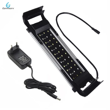 20-40cm 6W Aquarium LED Lighting Fish Tank Light Lamp with Extendable Brackets 24 White and 12 Blue LEDs Fit for Aquarium decro
20-40cm 6W Aquarium LED Lighting Fish Tank Light Lamp with Extendable Brackets 24 White and 12 Blue LEDs Fit for Aquarium decro