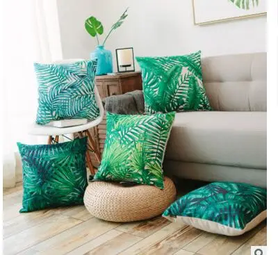 green tropical plants pattern cushion cover pillowcase sofa fresh trees throw pillow cover for back cushion household
green tropical plants pattern cushion cover pillowcase sofa fresh trees throw pillow cover for back cushion household