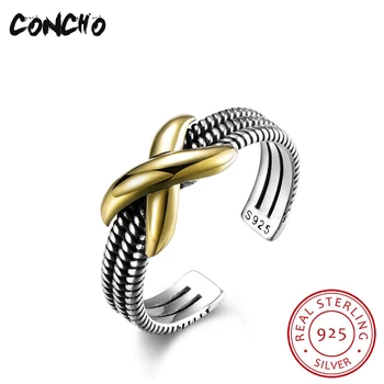 2018 Limited Sale Bands None Party Anel Feminino Concho Jewelry 925 Sterling Geometric Rings For Women
2018 Limited Sale Bands None Party Anel Feminino Concho Jewelry 925 Sterling Geometric Rings For Women