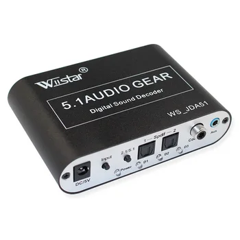 5.1/2.1 Channel AC3/DTS Audio Decoder Gear Surround Sound Rush for PS3,STB, DVD player, HD player, Xbox 360 with SPDIF Coaxial
5.1/2.1 Channel AC3/DTS Audio Decoder Gear Surround Sound Rush for PS3,STB, DVD player, HD player, Xbox 360 with SPDIF Coaxial