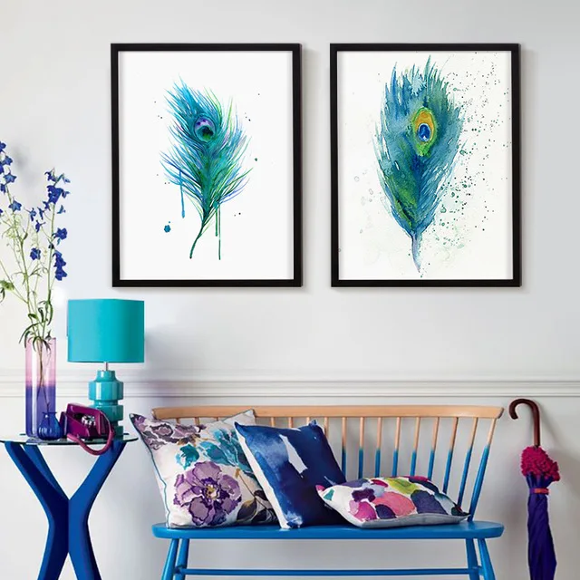 Canvas-Painting-Blue-Peacock-Feather-Animal-Wall-Art-Poster-And-Prints-Nordic-Picture-For-Living-Room.jpg_640x640