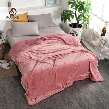 Parkshin 1PCS Pink Blanket Fleece Bed Cover Double Bedspread For Sofa Bed Children Adult Throw Blanket Fluffy Winter
Parkshin 1PCS Pink Blanket Fleece Bed Cover Double Bedspread For Sofa Bed Children Adult Throw Blanket Fluffy Winter