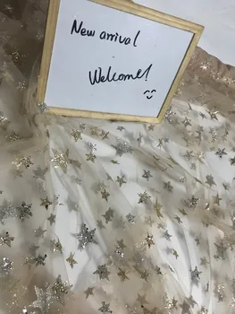 Pretty design glued Glitter Fabric Sat-11.409 Shinning glitter for Party or wedding Dress
Pretty design glued Glitter Fabric Sat-11.409 Shinning glitter for Party or wedding Dress
