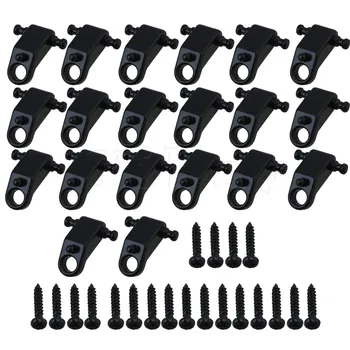 Yibuy Black Copper Roller Guitar String Tree Guides String Retainer for Electric Guitar Pack of 20
Yibuy Black Copper Roller Guitar String Tree Guides String Retainer for Electric Guitar Pack of 20