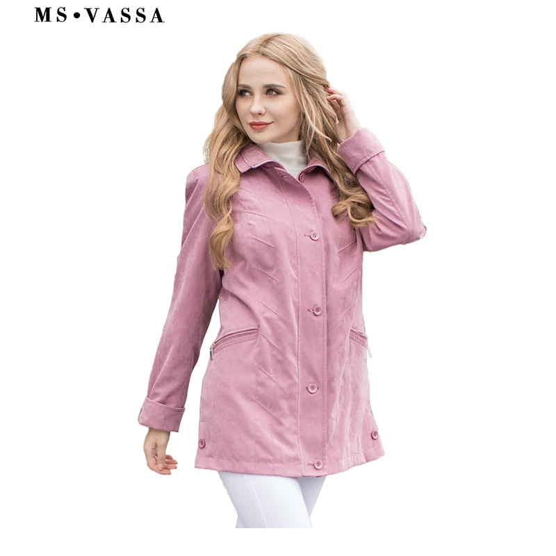 MS VASSA Spring Jackets Women 2019 New Ladies coats micro moss classic Jackets turn-down collar plus size 5XL 7XL outerwear
MS VASSA Spring Jackets Women 2019 New Ladies coats micro moss classic Jackets turn-down collar plus size 5XL 7XL outerwear