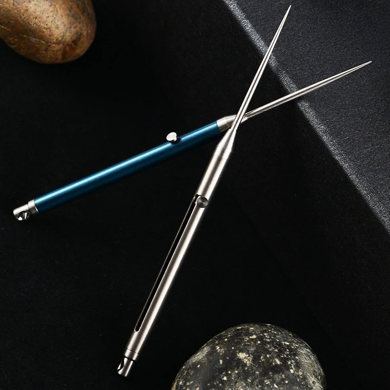Titanium Alloy Push-pull Spring Design Toothpick With Toothpick Holder Ultra Light Portable Multi-function Fruit Fork EDC
Titanium Alloy Push-pull Spring Design Toothpick With Toothpick Holder Ultra Light Portable Multi-function Fruit Fork EDC