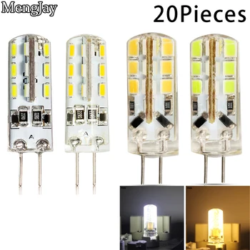 20Pieces 3W 5W 6W 8W SMD 2835 G4 LED Lamp 220V Silicone Bulb 24/48/64 LEDs replace 25W 35W 45W 55W Halogen Light Chandelier
20Pieces 3W 5W 6W 8W SMD 2835 G4 LED Lamp 220V Silicone Bulb 24/48/64 LEDs replace 25W 35W 45W 55W Halogen Light Chandelier
