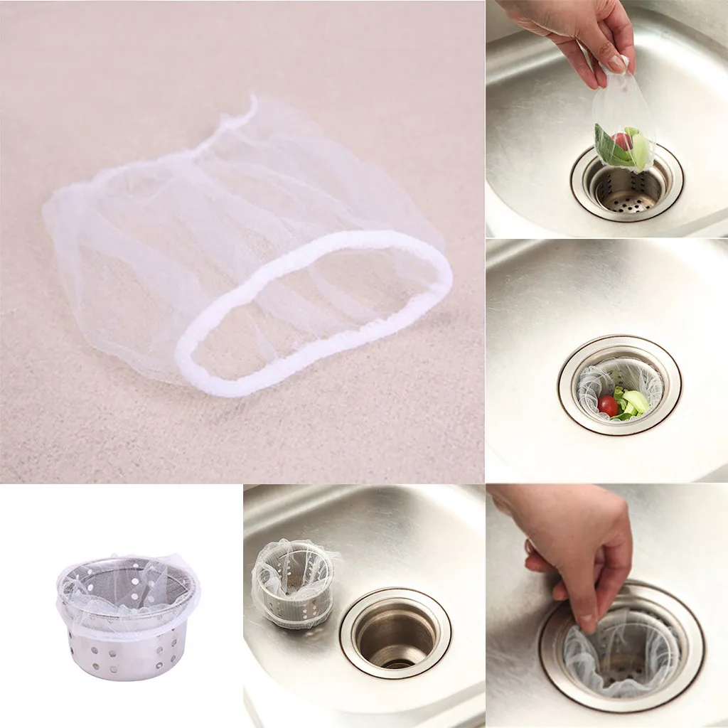 30PC Reusable Garbage Bag For Kitchen Bathroom Trash for Sink Strainers Hair trash Colanders Tools Shower Drain Net Bags 523
30PC Reusable Garbage Bag For Kitchen Bathroom Trash for Sink Strainers Hair trash Colanders Tools Shower Drain Net Bags 523