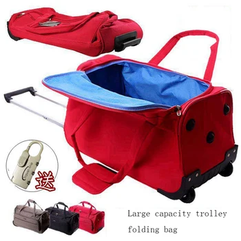 Waterproof Travel Bag Large-capacity folding Suitcases Wheels Women Rolling Luggage Handbag 24/28"32" Man backpack trolley case
Waterproof Travel Bag Large-capacity folding Suitcases Wheels Women Rolling Luggage Handbag 24/28"32" Man backpack trolley case