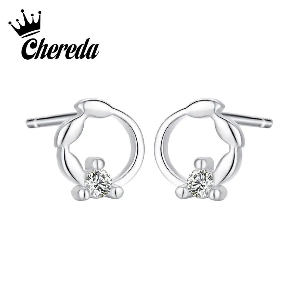 Chereda Simple Geometric Silver Stud Earring Female Prevent Allergy Earrings Crystal Valentine's Day Gift
Chereda Simple Geometric Silver Stud Earring Female Prevent Allergy Earrings Crystal Valentine's Day Gift
