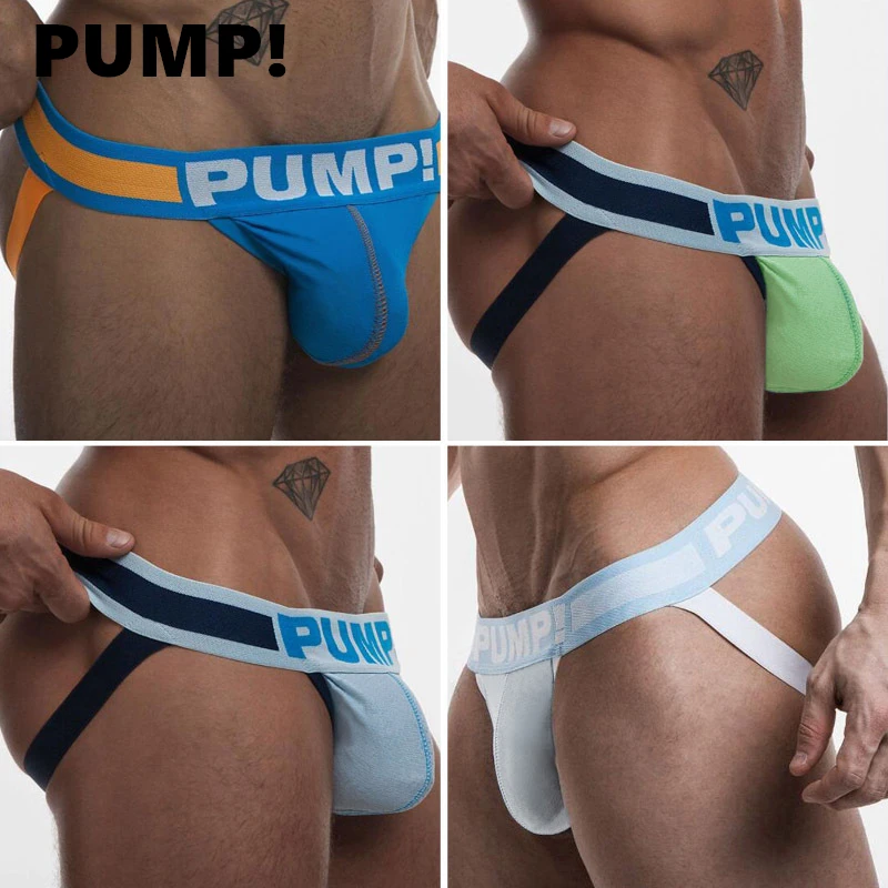 Fashion Brand PUMP! Underwear Male Mesh Briefs Cotton Cueca Gay G-String Jockstrap Convex Pants Sexy Men Underwear Dropshipping
Fashion Brand PUMP! Underwear Male Mesh Briefs Cotton Cueca Gay G-String Jockstrap Convex Pants Sexy Men Underwear Dropshipping