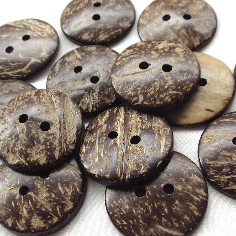38MM 2 holes natural coconut buttons for sewing craft scrapbooking decorative accessories sewing materials 20PCS LOTS
38MM 2 holes natural coconut buttons for sewing craft scrapbooking decorative accessories sewing materials 20PCS LOTS