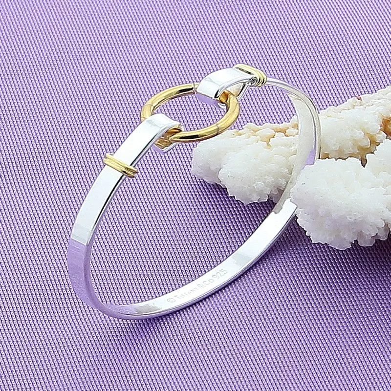 925 Sterling Silver Bracelet Bangles Women Fashion Charm Round Silver Bracelet Bangles Fine Jewelry
925 Sterling Silver Bracelet Bangles Women Fashion Charm Round Silver Bracelet Bangles Fine Jewelry