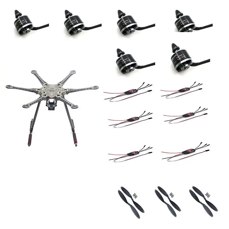 S550 multi-axle parts DIY drone aerial photography multi-rotor model s550 six-axle 2812 brushless
S550 multi-axle parts DIY drone aerial photography multi-rotor model s550 six-axle 2812 brushless