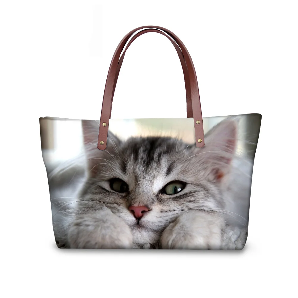 3D Siamese Cat Printing Handbags for Women Kawaii Tote Handbag High Quality Ladies HandBags Female Shoulder Tote Bag New
3D Siamese Cat Printing Handbags for Women Kawaii Tote Handbag High Quality Ladies HandBags Female Shoulder Tote Bag New
