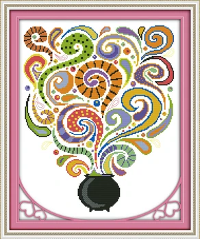 Halloween Magic Bottle Canvas Cross Stitch Kits 100% Accurate Printed Embroidery Aida DIY Handmade Needle work Wall Home Decor
Halloween Magic Bottle Canvas Cross Stitch Kits 100% Accurate Printed Embroidery Aida DIY Handmade Needle work Wall Home Decor