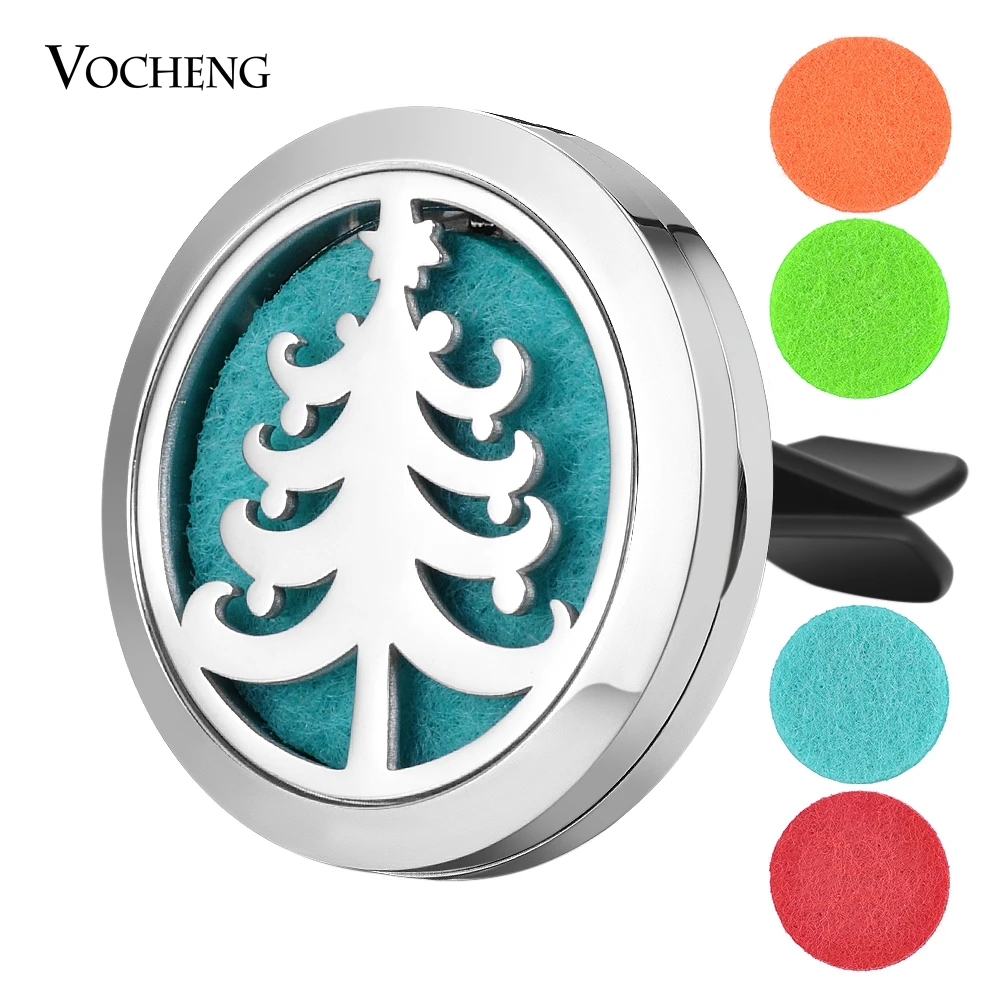 30mm Stainless Steel Car Air Freshener Christmas Tree Essential Oil Diffuser Locket Random Send 10pcs Oil Pads as Gift VA-750
30mm Stainless Steel Car Air Freshener Christmas Tree Essential Oil Diffuser Locket Random Send 10pcs Oil Pads as Gift VA-750