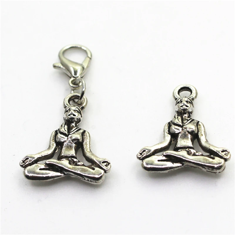 New Arrive 10pcs Yoga Meditation Charms Lobster Clasp Charms Diy Jewelry Accessory For Bracelets Fl/ating Hanging Charms
New Arrive 10pcs Yoga Meditation Charms Lobster Clasp Charms Diy Jewelry Accessory For Bracelets Fl/ating Hanging Charms