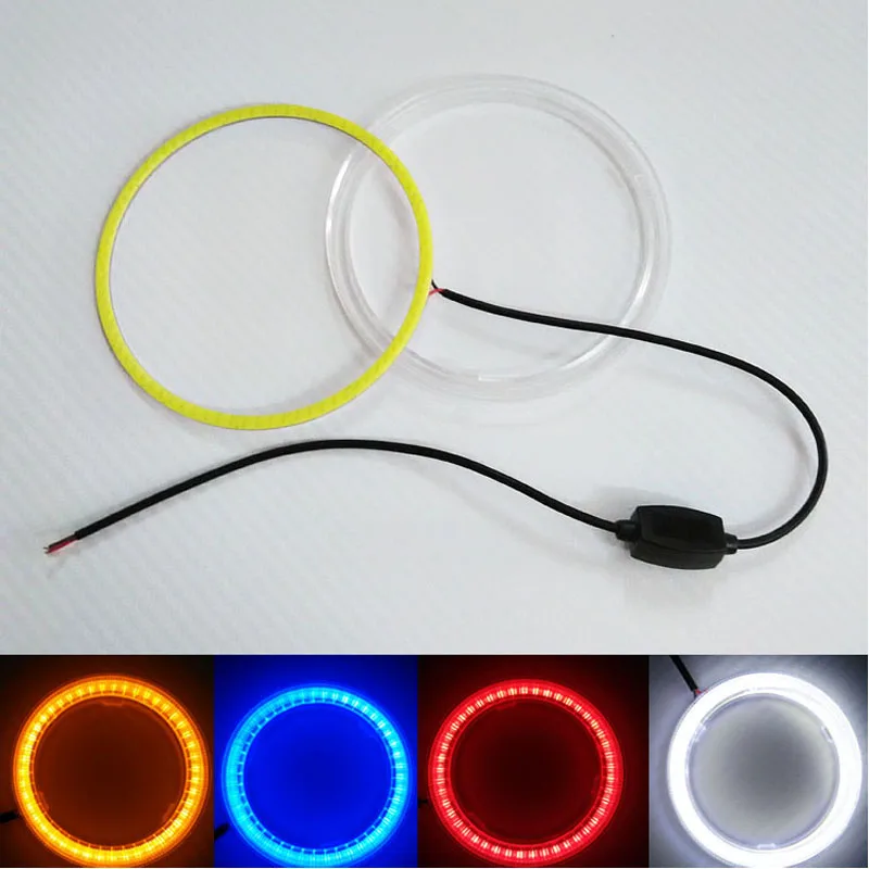 2Pcs/Lot 70mm Angel Eye COB Daytime Running Light DRL Waterproof Auto Headlight LED Lighting With 2 Lampshades Super Bright
2Pcs/Lot 70mm Angel Eye COB Daytime Running Light DRL Waterproof Auto Headlight LED Lighting With 2 Lampshades Super Bright