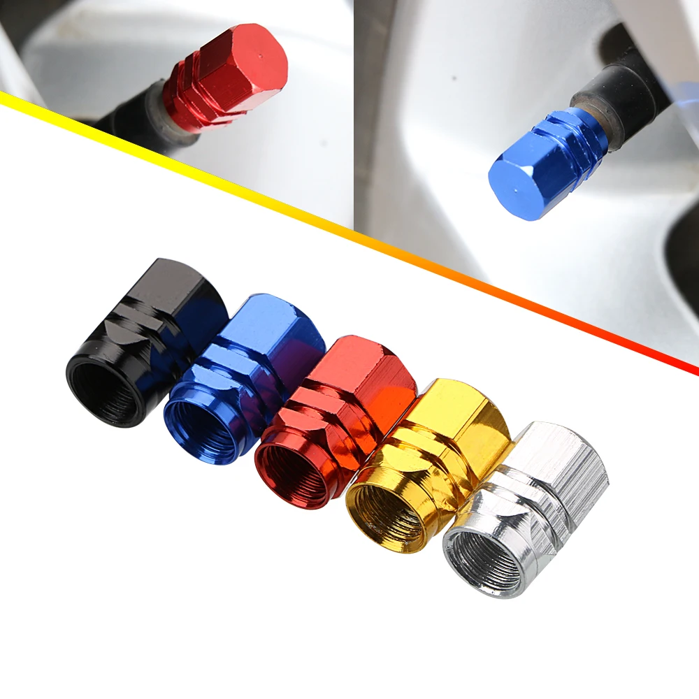 LEEPEE 4Pcs/Set Universal Metal Design Car/ Motorcycle/Bike Tire Air Valve Dust Caps Aluminum Alloy Covers Car Accessories
LEEPEE 4Pcs/Set Universal Metal Design Car/ Motorcycle/Bike Tire Air Valve Dust Caps Aluminum Alloy Covers Car Accessories