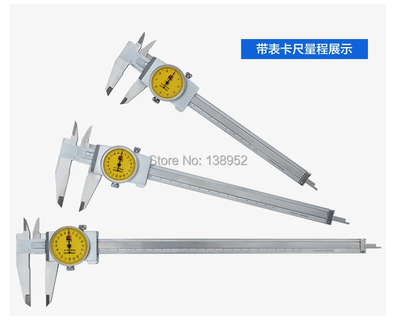 Guanglu best 0-150mm 0.01mm 0.02mm Dial Caliper Shock-proof Metal Vernier Caliper Metric Micrometer Gauge Measuring Tool
Guanglu best 0-150mm 0.01mm 0.02mm Dial Caliper Shock-proof Metal Vernier Caliper Metric Micrometer Gauge Measuring Tool