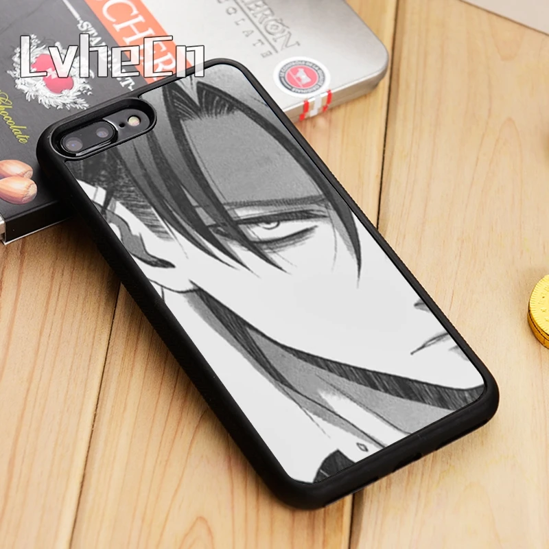 Чехол для телефона LvheCn Levi из атаки на Титанов чехол iPhone 5 6 6s 7 8 plus 11 12 Pro X XR XS max Samsung S7
