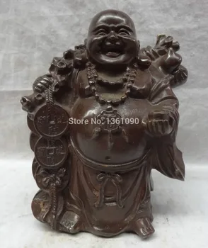 xd 00381 Chinese Bronze Buddhist YuanBao Coin Gourd Happy Laughing Maitreya Buddhs Statue
xd 00381 Chinese Bronze Buddhist YuanBao Coin Gourd Happy Laughing Maitreya Buddhs Statue