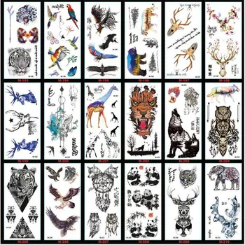 KESMALL Colorful Tiger Temporary Tattoo Sticker Dragon Animal Waterproof Fake Tattoos 3D Peony Butterfly Wig Body Stickers CO742
KESMALL Colorful Tiger Temporary Tattoo Sticker Dragon Animal Waterproof Fake Tattoos 3D Peony Butterfly Wig Body Stickers CO742